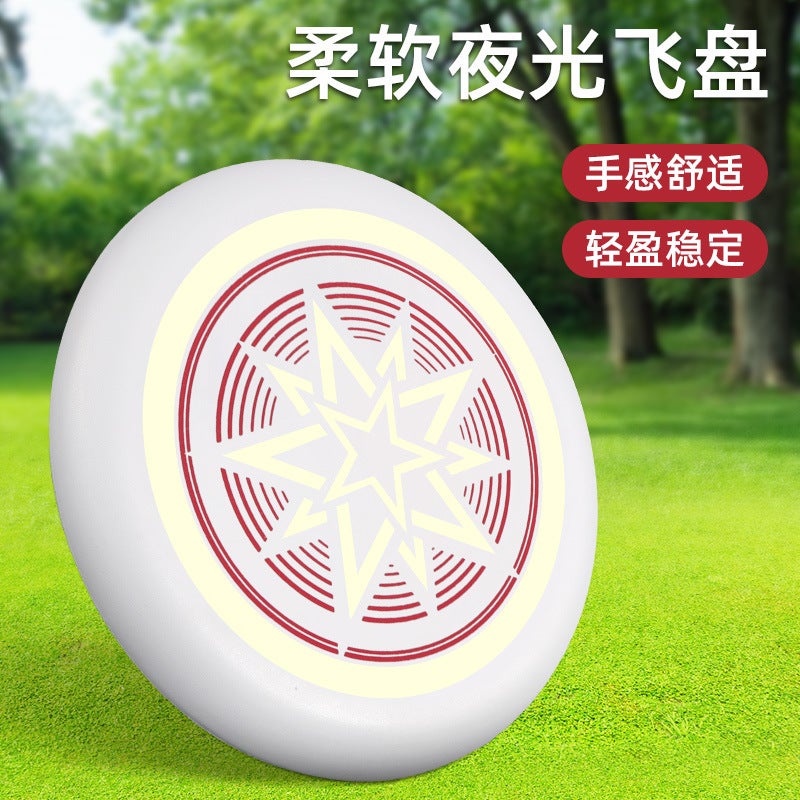 Luminous Frisbee 20Cm Kidsren'S Frisbee Soft Rubber Pu Outdoor Sports Frisbee Pet Flying Saucer Outdoor Competitive Sports - Image 4